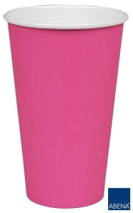 Kubek jednowarstwowy śred 90 mm, 49 cl Różowy (50szt.)