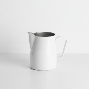 Motta Europe White Jug 50cl - biały dzbanek do spieniania mleka