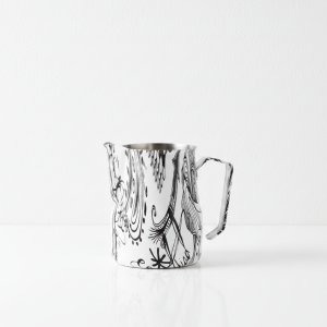 Motta Europe Black White milk jug 50cl - dzbanek do spieniania mleka