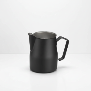 Motta Black milk jug 50cl - czarny dzbanek do spieniania mleka