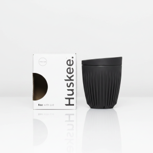 Huskee Cup 8oz charcoal single 1szt. - kubek + pokrywka 