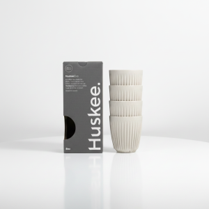 Huskee Cup 8oz  (236ml) natural - eko kubki 4szt.