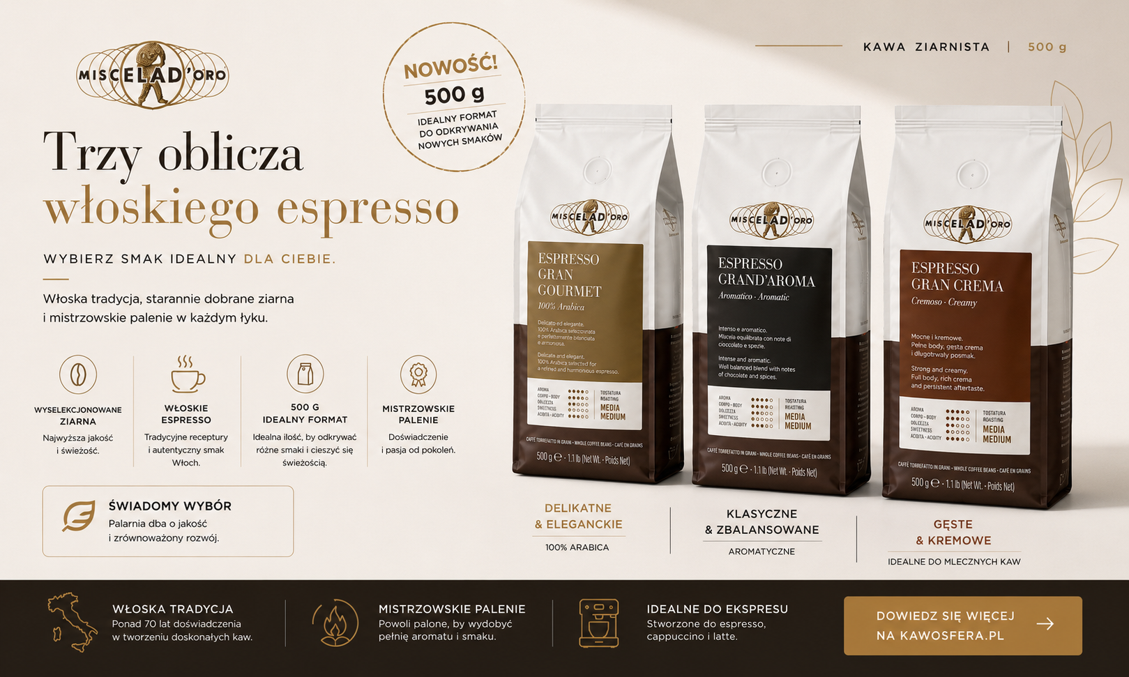 Miscela doro 500g