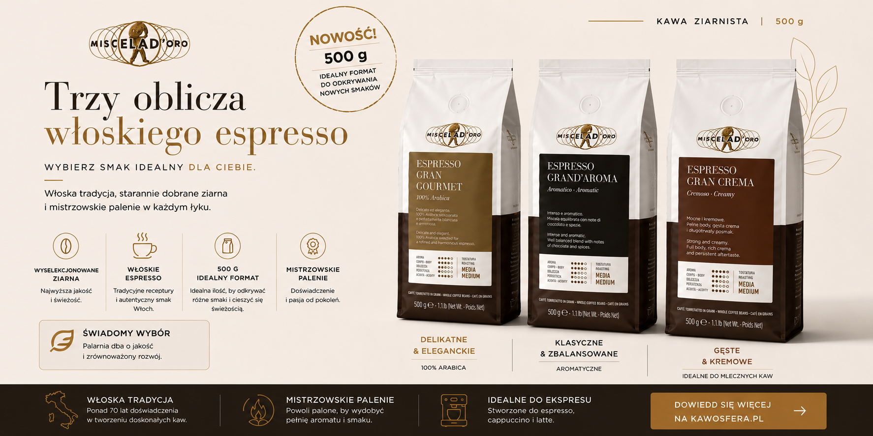 Miscela doro 500g